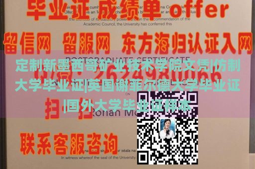 定制新墨西哥矿业技术学院文凭|仿制大学毕业证|英国谢菲尔德大学毕业证|国外大学毕业证样本