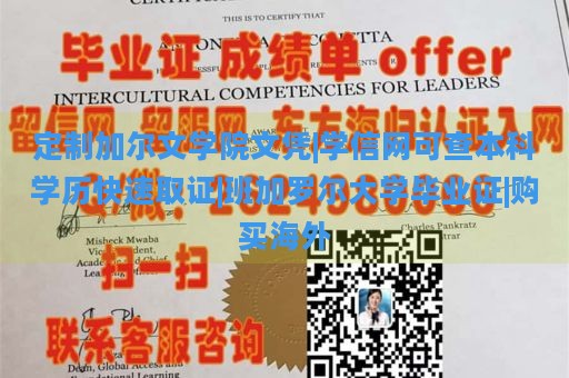 定制加尔文学院文凭|学信网可查本科学历快速取证|班加罗尔大学毕业证|购买海外